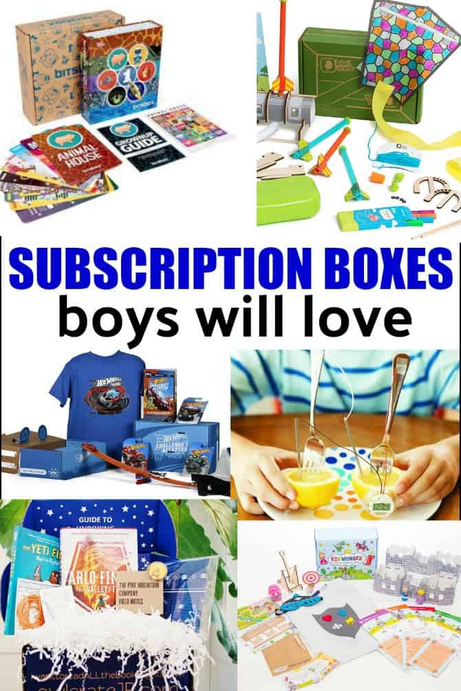 Best Subscription Boxes for Boys - looking for the perfect anytime gift for a boy? There are subscription boxes for every interest. Find out the best ones that boys love! #christmasgifts #birthdaygifts #giftsforboys #subscriptionboxes