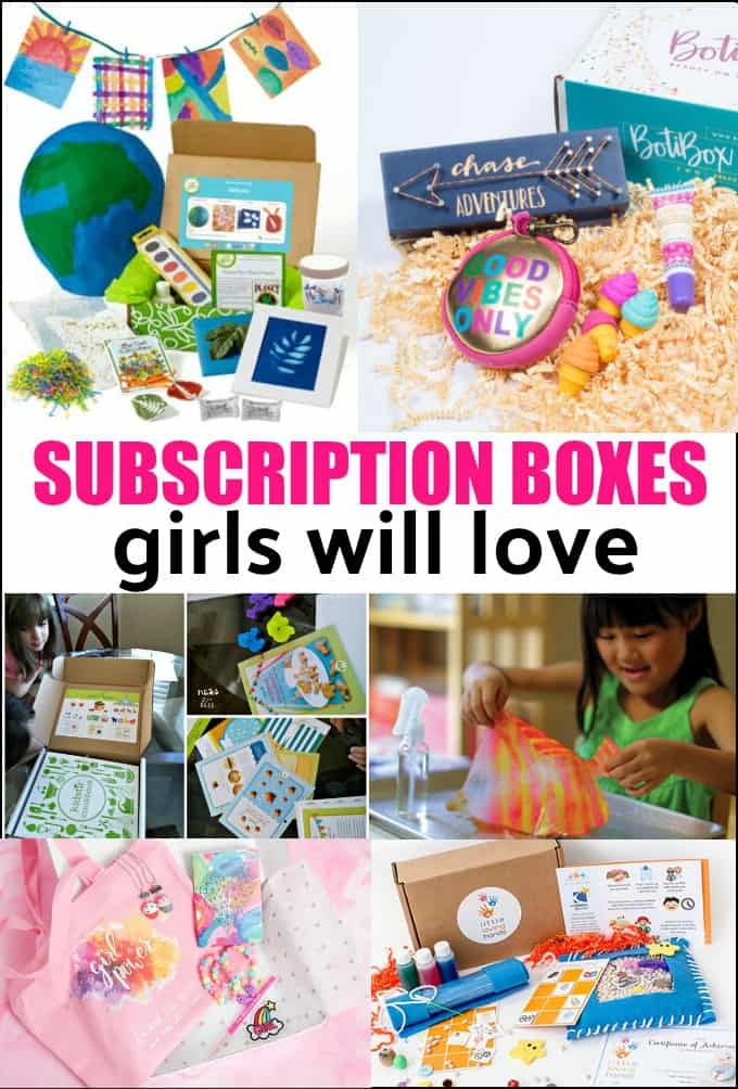 Best Subscription Boxes for Girls - looking for the perfect anytime gift for a girl? Try a subscription box. There are some for every age and stage of girl. Find out what are the best boxes out there! 