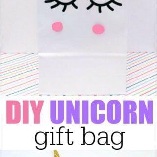 How to make a unicorn gift bag