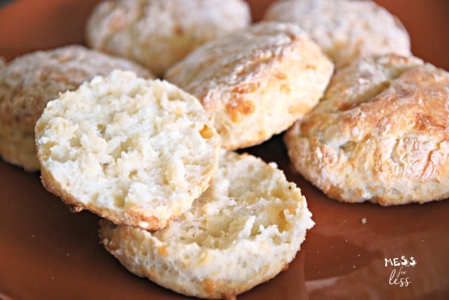 Cheesy Biscuits with Two Ingredient Dough