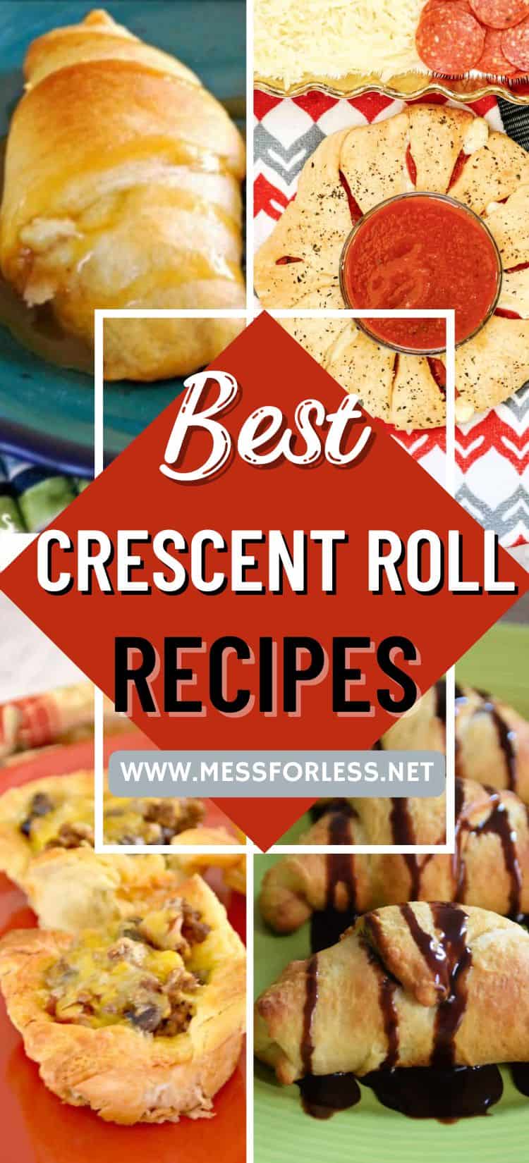 Best Crescent Roll Recipes pin