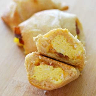 bacon egg and cheese crescent roll breakfast 7