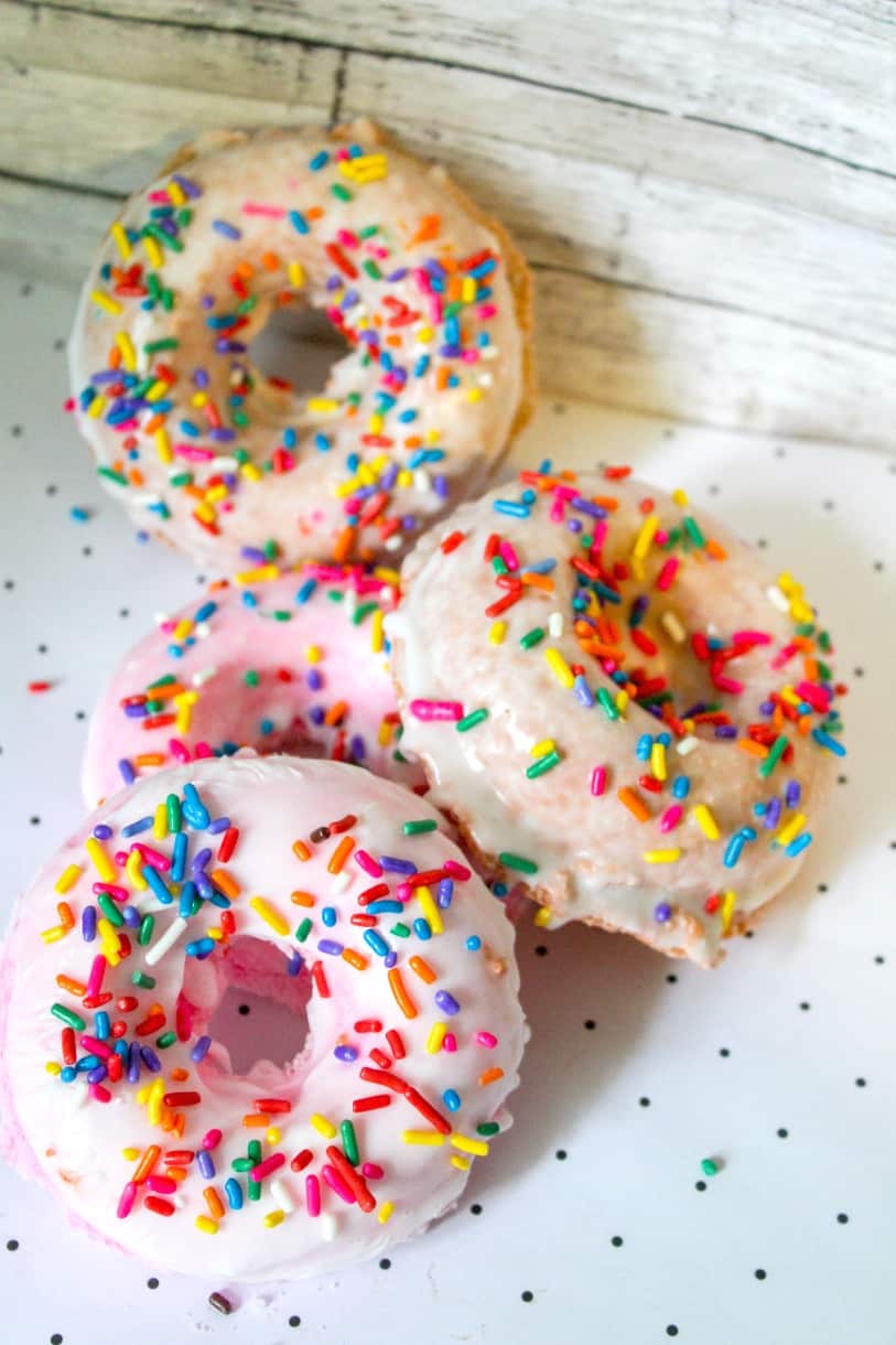 DIY donut bath bombs