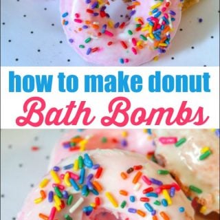 how to make donut bath bombs