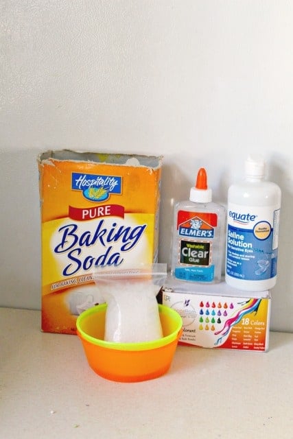 ingredients to make slime