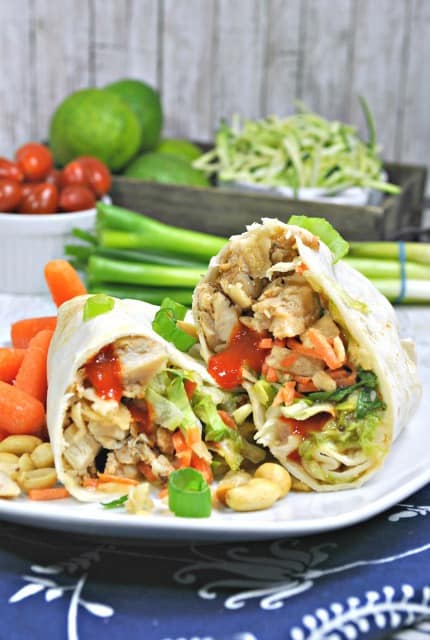 Thai Chicken Wraps