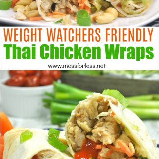 weight watchers thai chicken wraps