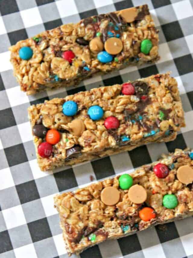 Homemade No Bake Granola Bar Recipe