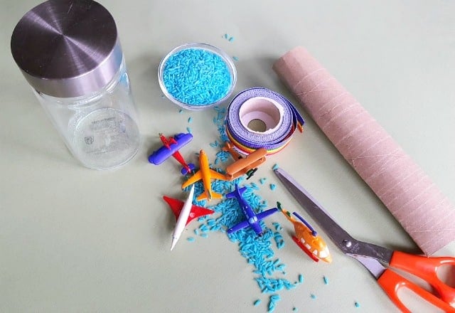 supplies to make a sensory bottle