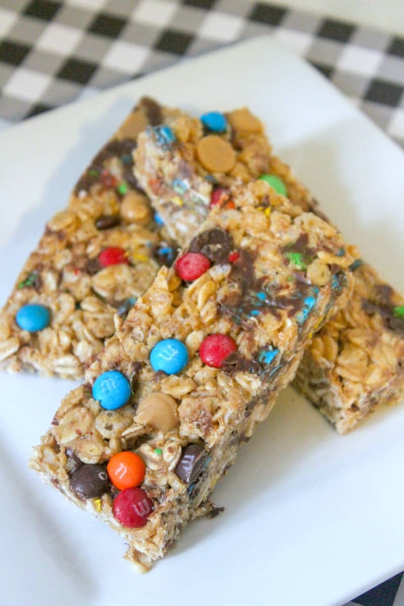 No Bake Granola Bars - Mess for Less