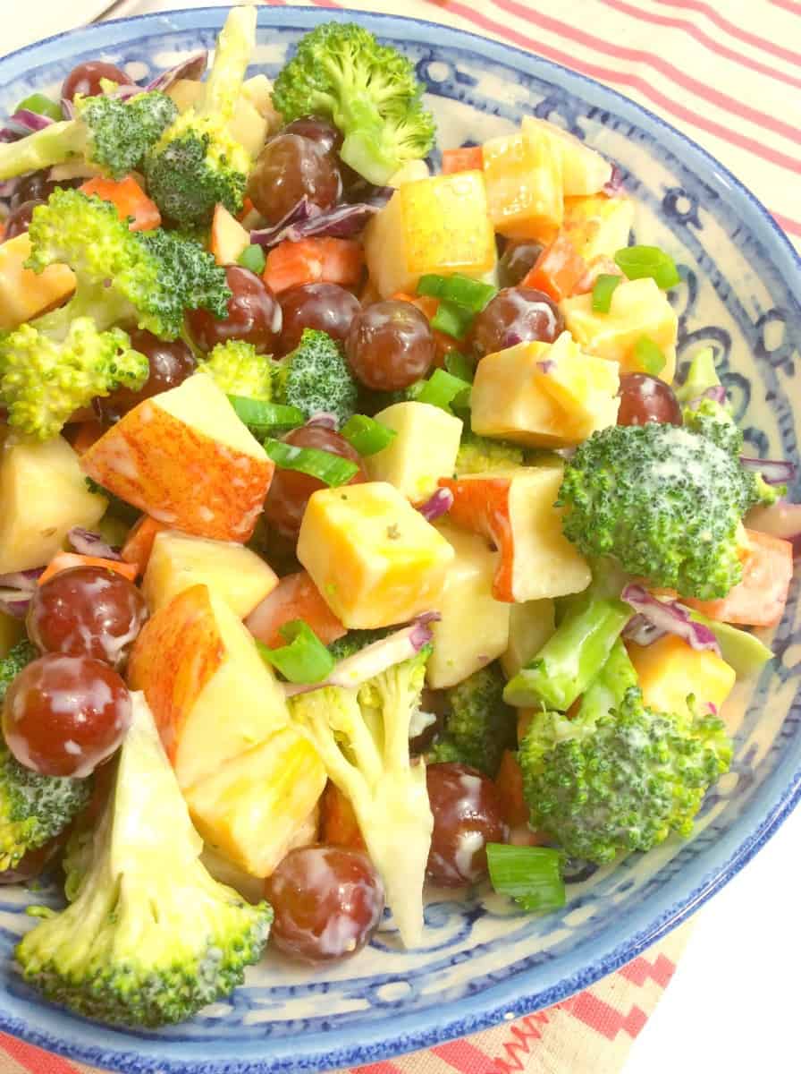 weight watchers apple broccoli salad