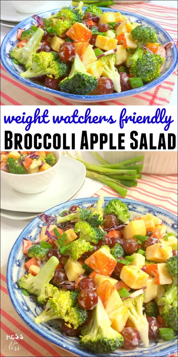 This Weight Watchers Friendly Broccoli Salad makes a tasty low point lunch. At just 2 points per serving, this will leave you feeling satisfied while staying on program. 