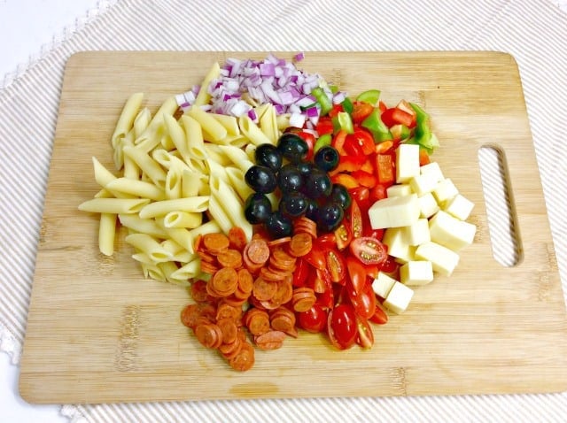 ingredients for weight watchers pasta salad