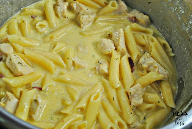 chicken and pasta in the instant pot
