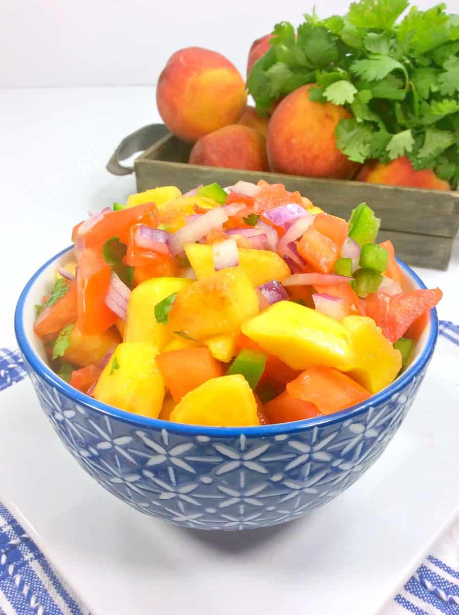 fresh peach salsa