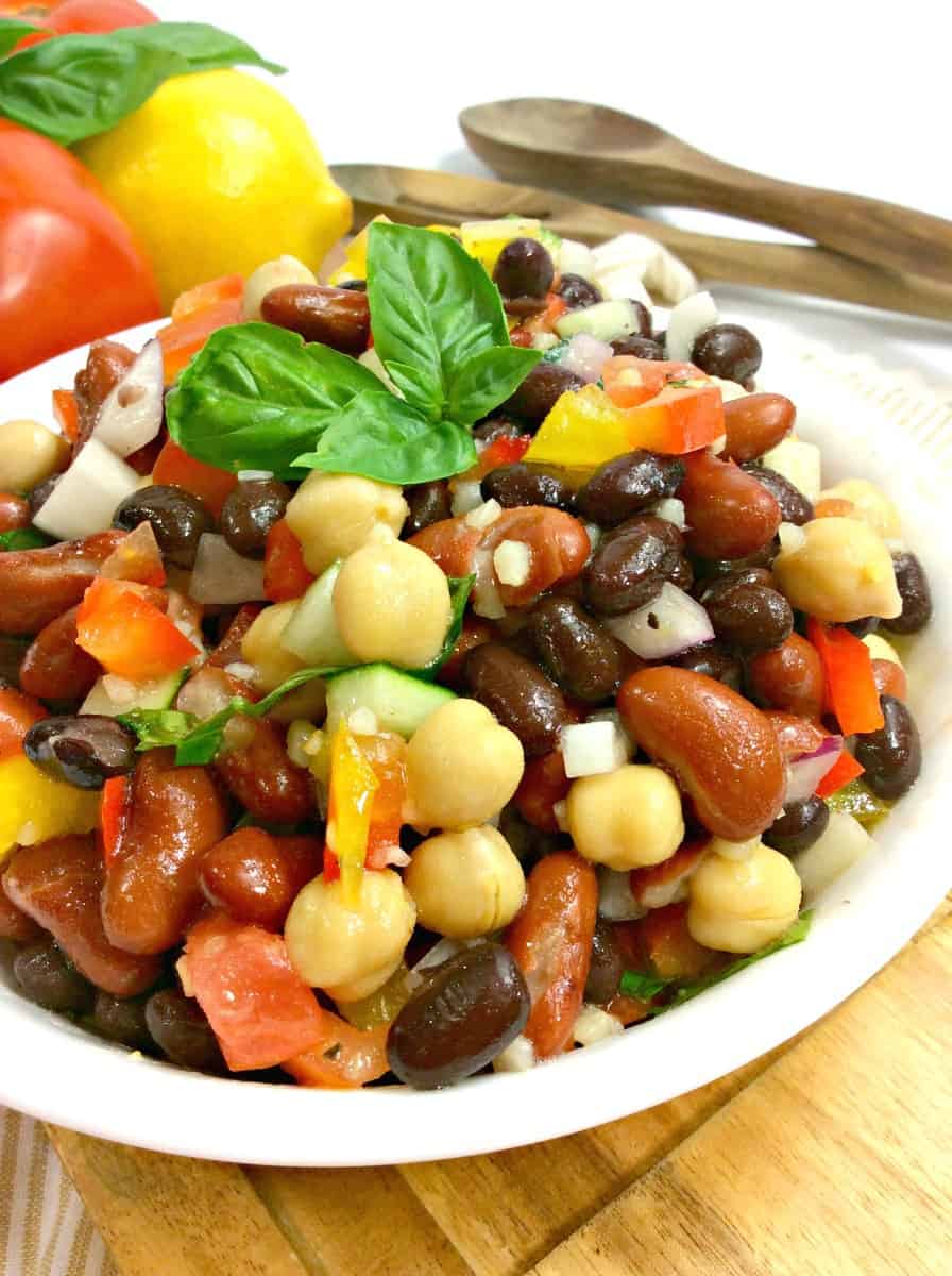 bowl of 3 bean salad