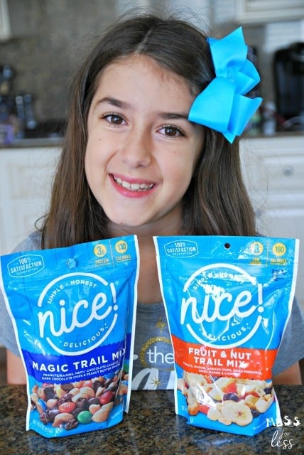 child holding Nice! products