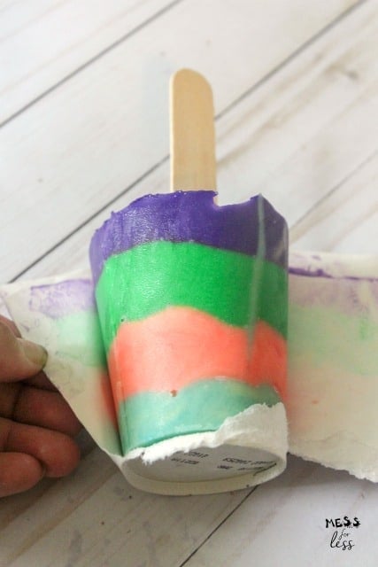 rainbow pudding pop