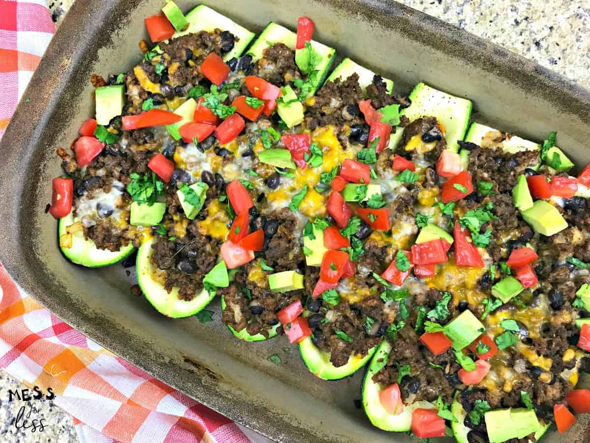 zucchini taco boats