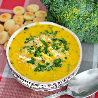 Instant pot Broccoli cheedar soup 1 2