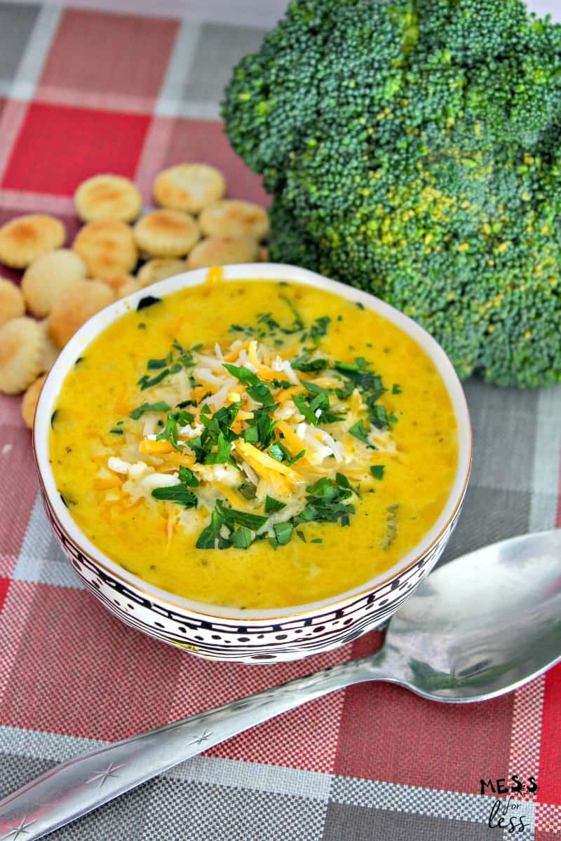 broccoli cheddar soup in the instant pot