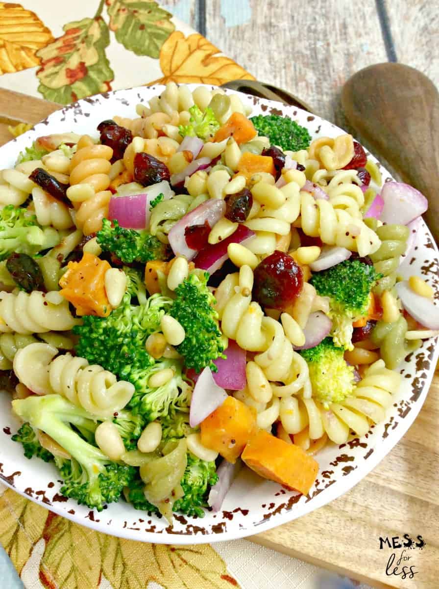 weight watchers pasta salad with sweet potatoes