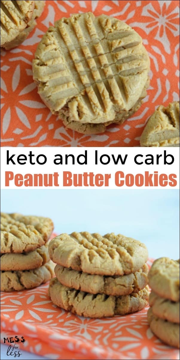 These Keto Peanut Butter Cookies are a great once in a while treat to keep you on program while satisfying a cookie craving.
