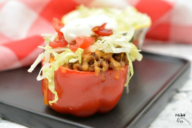 keto taco stuffed peppers