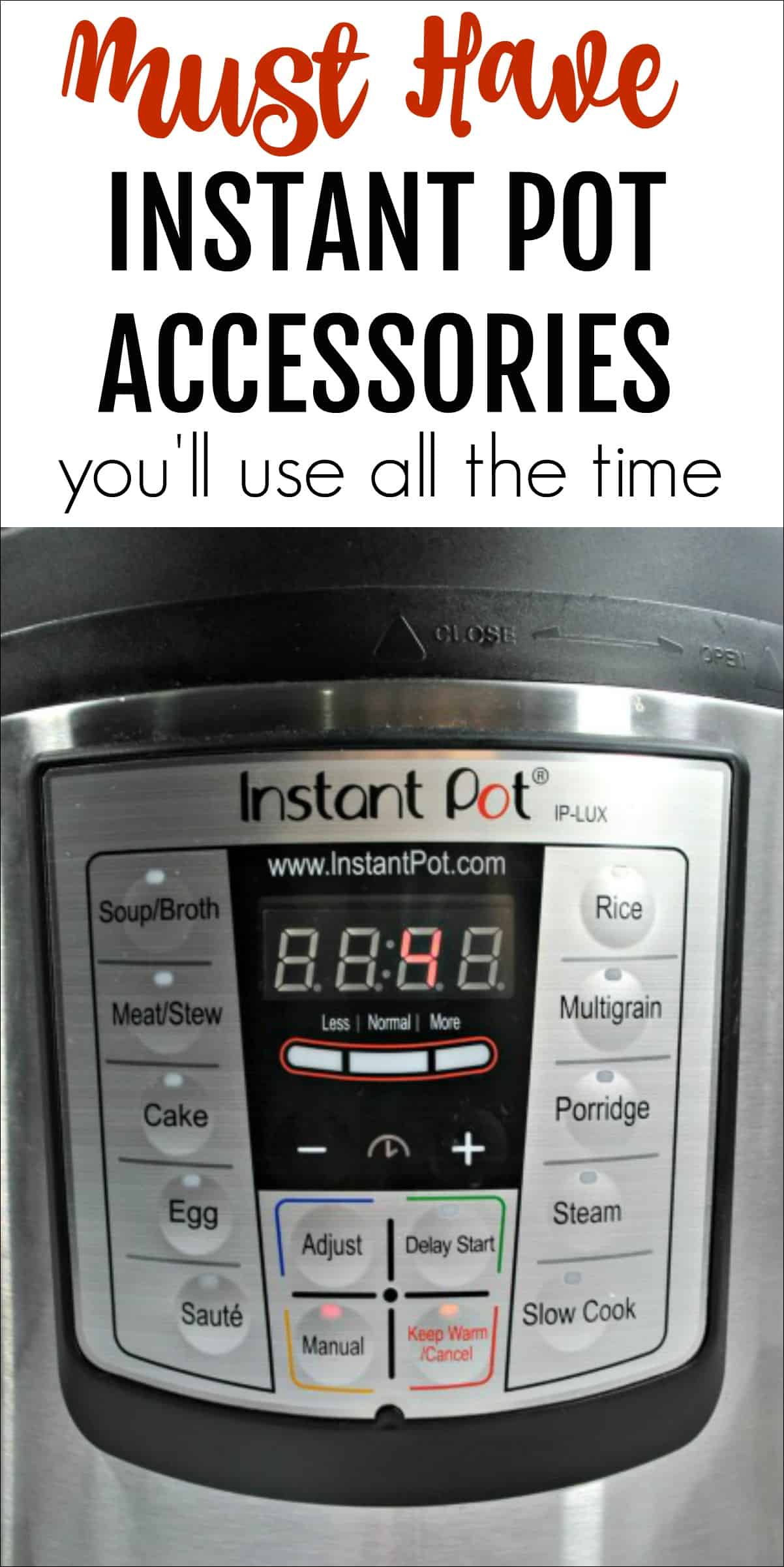If you own an Instant Pot, you are not using it to its full capabilities without these must have Instant Pot Accessories.