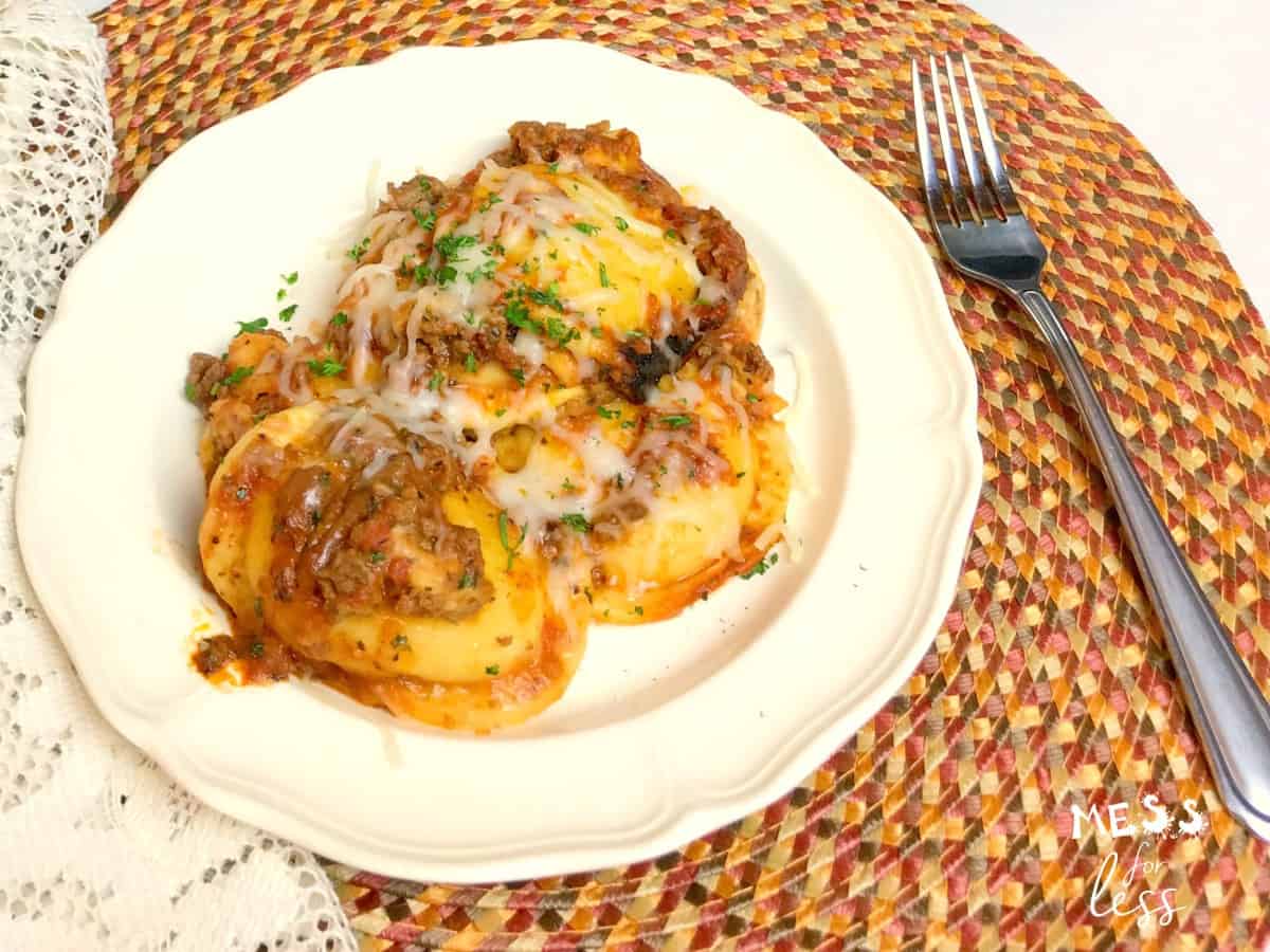 Ravioli Lasagna in the Crock Pot