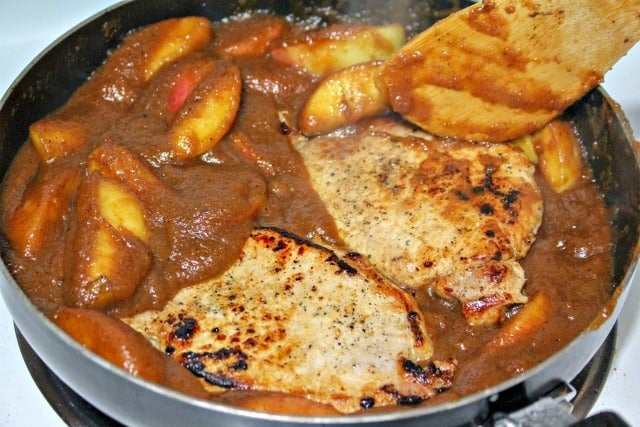 apple butter pork chops