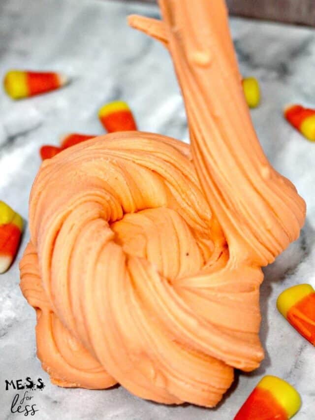 How to Make Edible Candy Corn Slime
