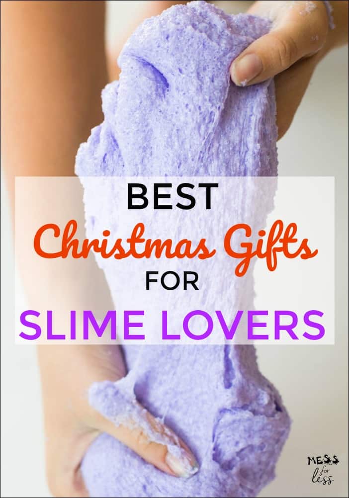 I have done tons of research on the best kits for making slime, along with the best slime accessories. In an effort to save you time this busy holiday season, I have compiled my favorite items into this list of the Best Christmas Gifts for Kids Who Love Slime.