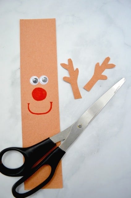 making a rudolph craft