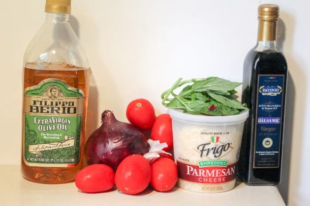 Ingredients for making Bruschetta