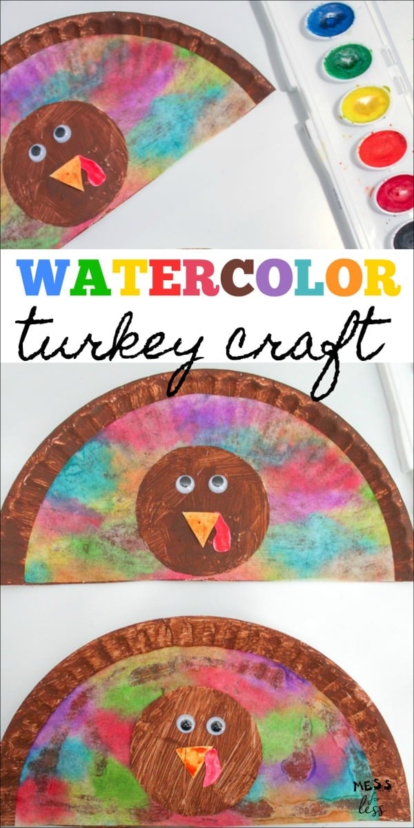 Paper Plate Turkey Craft for Kids