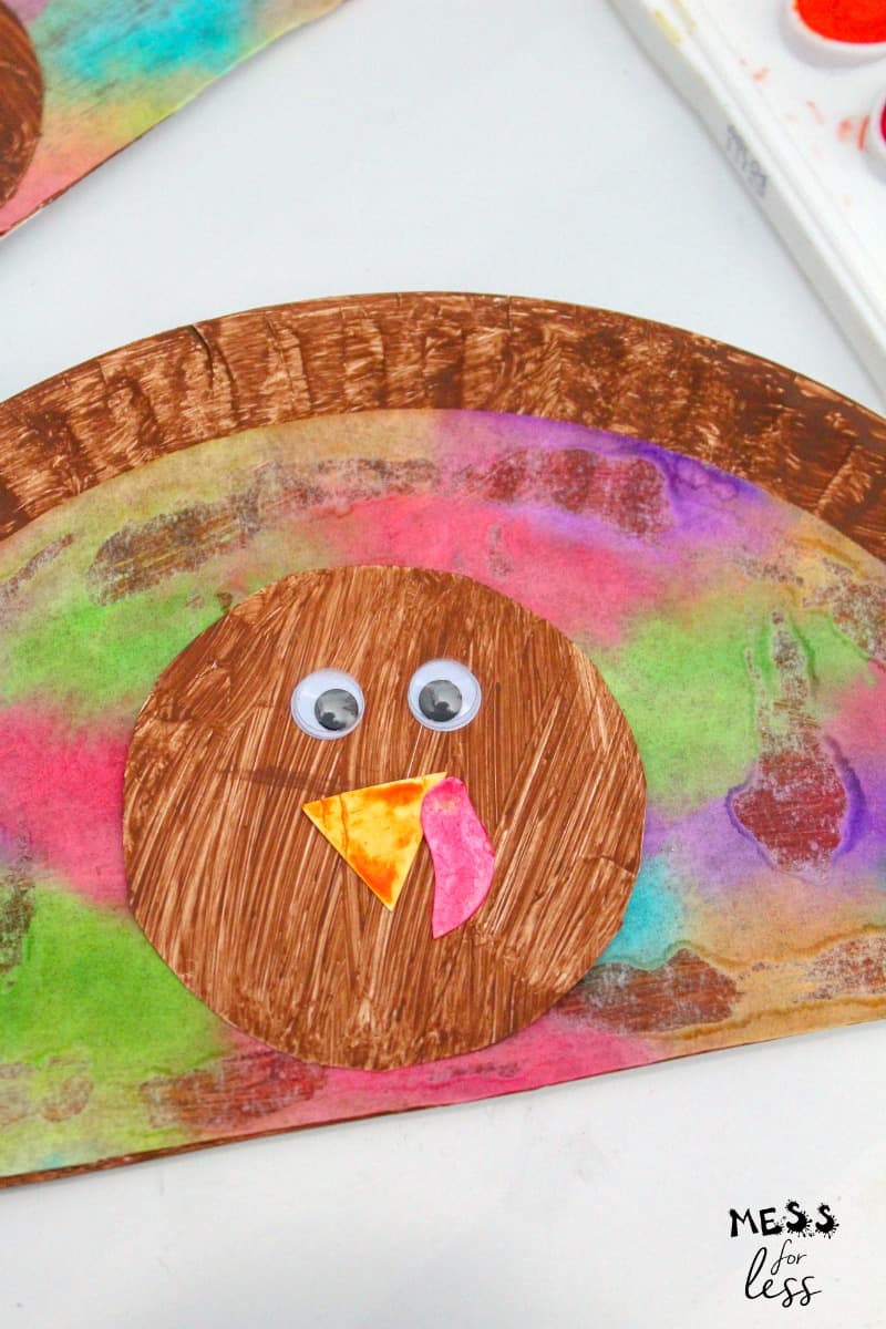 Paper Plate Turkey Craft for Kids