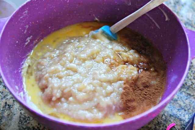 banana bread batter