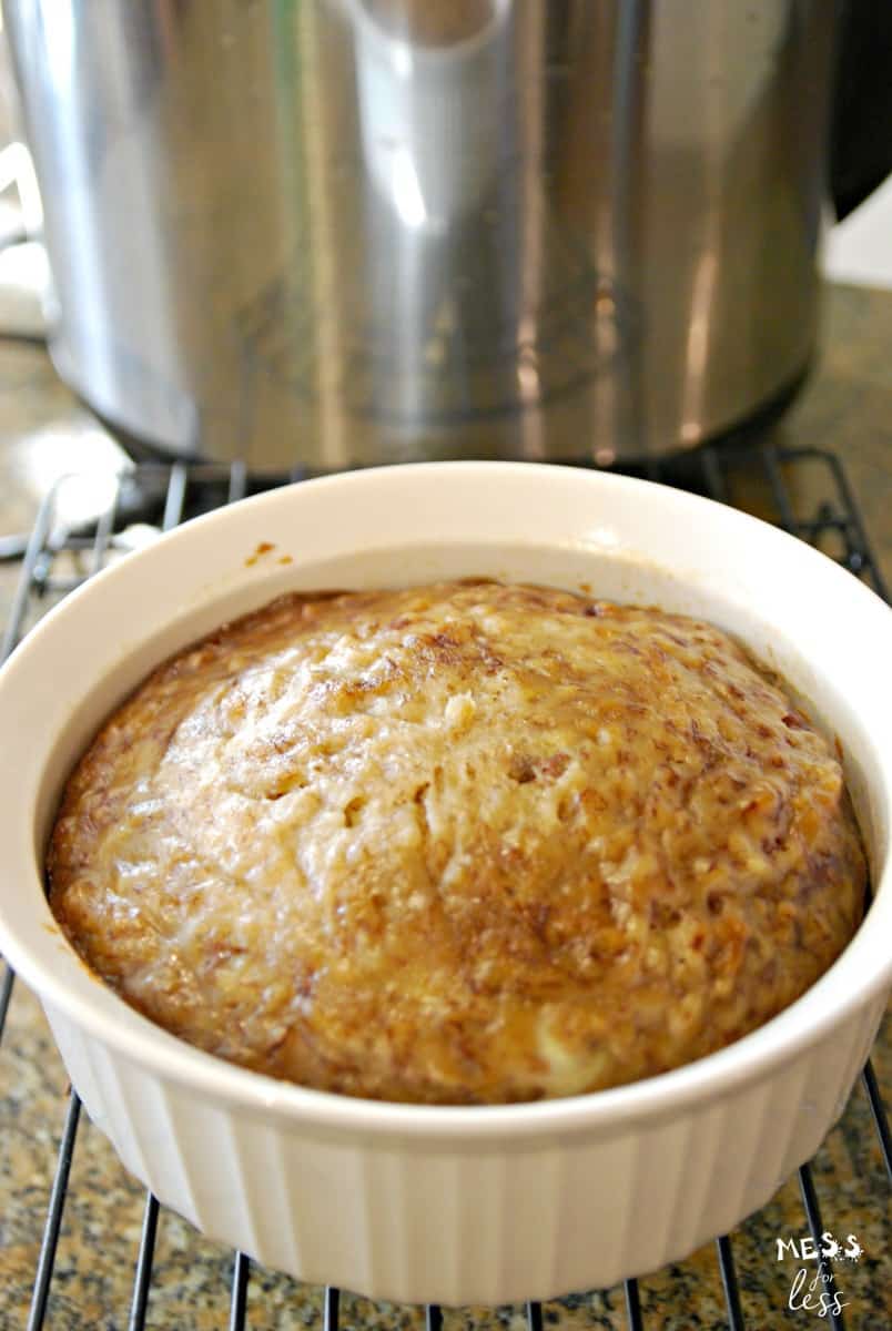 Instant Pot Banana Bread - Mess for Less