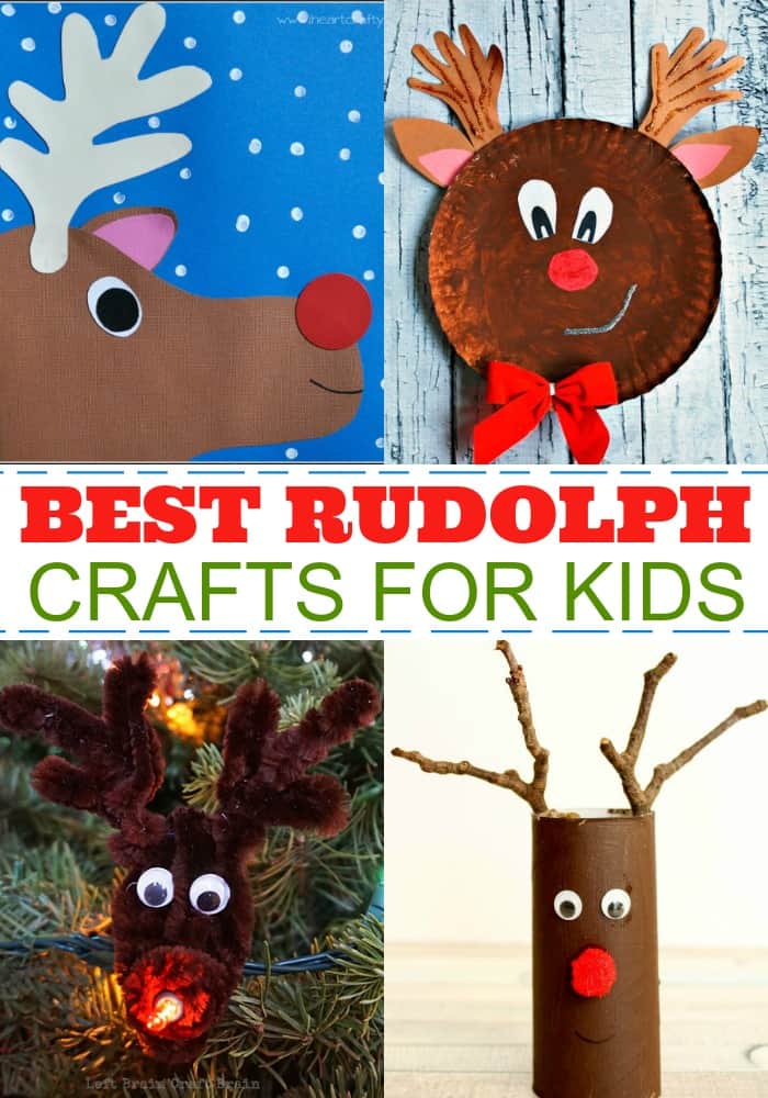 best rudolph crafts for kids