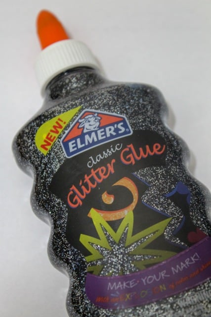 elmer's black glitter glue