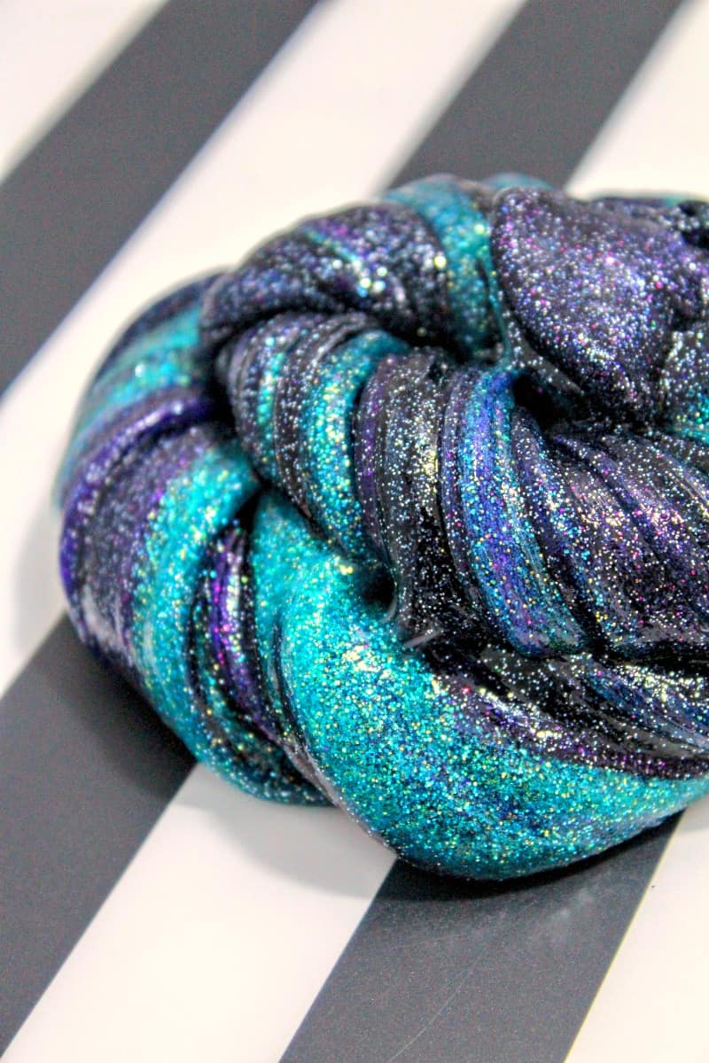 Glitter Galaxy Slime Recipe