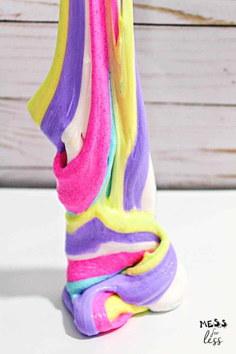 colorful unicorn slime