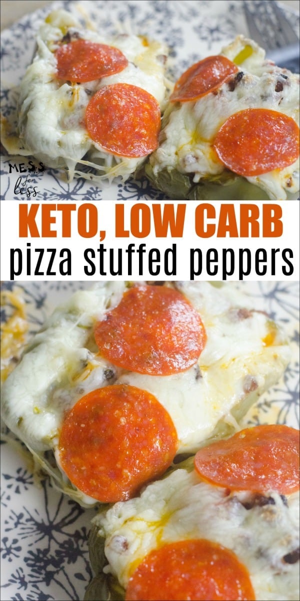  With this low carb Keto Recipe Pizza Stuffed Peppers, you can enjoy the flavors of pizza while staying on program.
