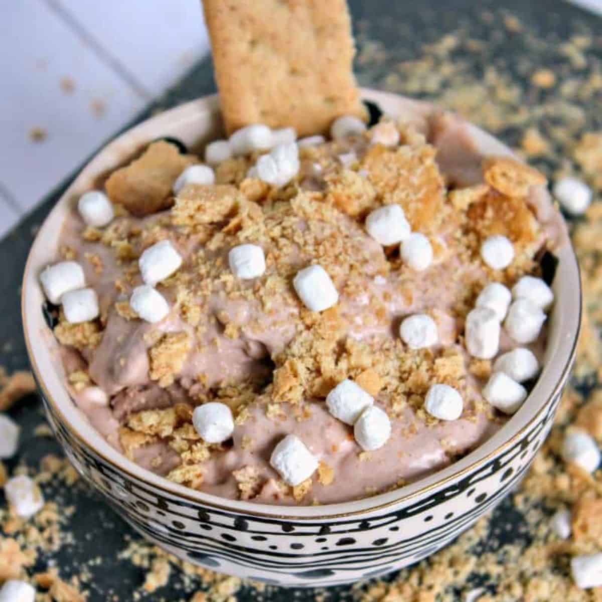 S'Mores No Churn Ice Cream Recipe