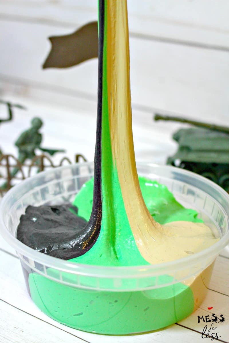 green black and tan slime