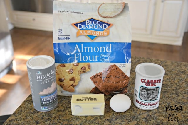 ingredients to make keto mug bread