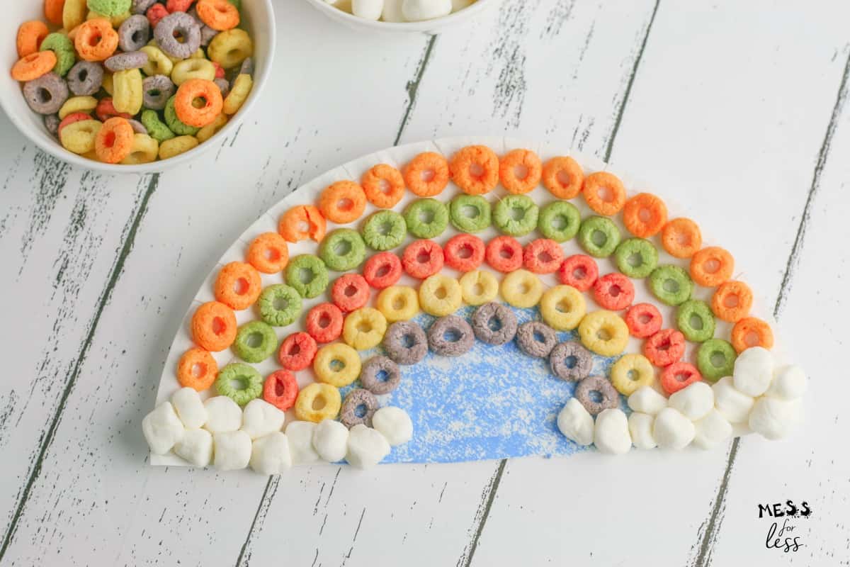 How to Make a Cereal Rainbow Craft