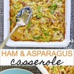 ham and asparagus casserole pin