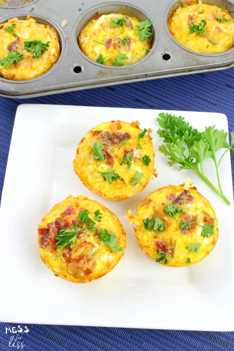 Breakfast Egg Muffins with Hash Browns